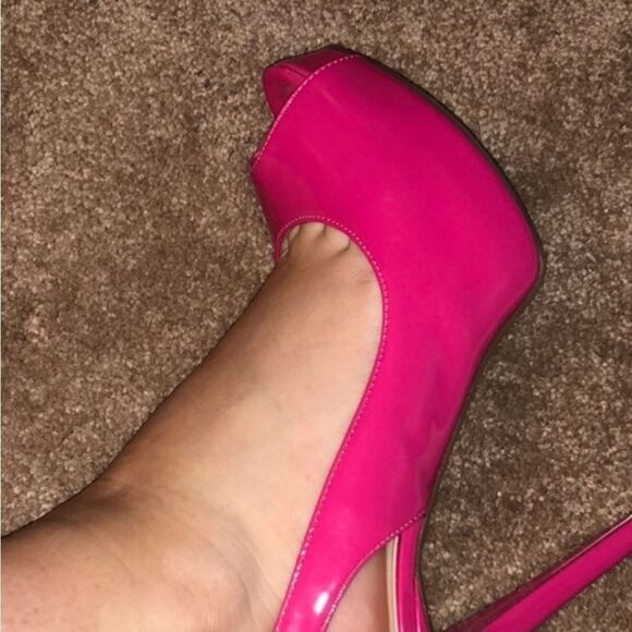 GUESS SLINGBACK PEEP TOE HIGH HEEL STILETTOS PUMP - Picture 1 of 11